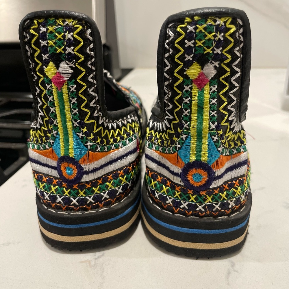 Nwot Hand Crafted Multi Colored Moroccan Embroide… - image 3